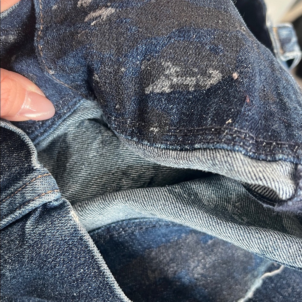 Banana Republic Dark Blue Wide-Leg Flare Jeans - Picture 15 of 16